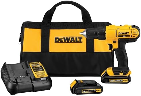DEWALT 20V Max Cordless Drill Driver Set, 2 Speed, High Performance Motor