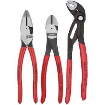 KNIPEX Tools 9K 00 80 157 US 3 Pc Pro Pliers Set