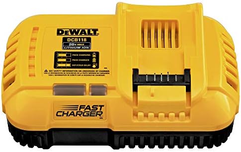 DEWALT 20V MAX/FLEXVOLT Lithium-Ion, Fan Cooled Rapid Battery Charger (DCB118)