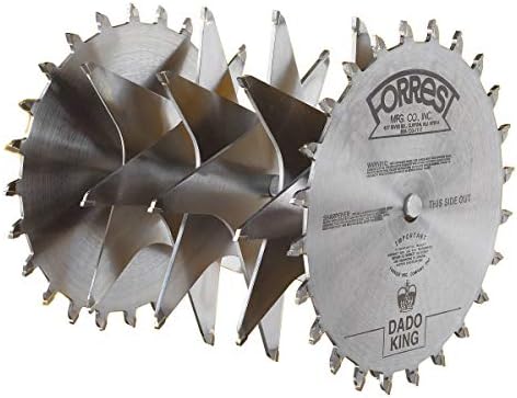 Forrest DK10244G Dado King 10-Inch 24/4 Tooth 29/32-Inch Kerf Saw Blade
