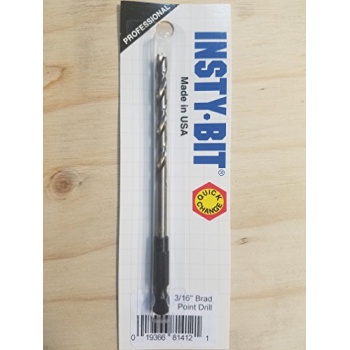 3/16" Hex Shank Brad Point Drill