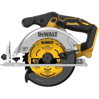 DEWALT 20V MAX* 6-1/2 in. Brushless Cordless Circular Saw, Tool Only (DCS565B)