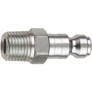 Amflo CP1 1/4" T Design x 1/4" MNPT Steel Plug - Box of 10