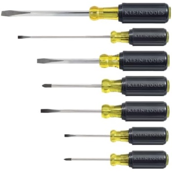 Klein Tools 85076 Screwdriver Set, Made in USA, Slotted and Phillips Screwdriver