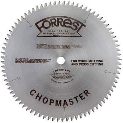 Forrest CM12806115A Chopmaster 12-Inch 80 Tooth 4 PTS + 1 Flat 1/8-Inch Kerf Saw