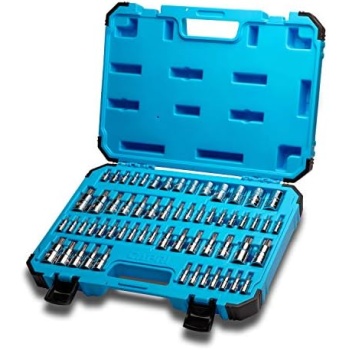 Capri Tools CP30031 Master Torx Star Socket Set, 60-Piece, Silver