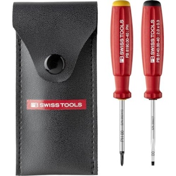 PB Swiss Tools - SwissGrip Screwdriver Set for Slotted size 00 and Phillips