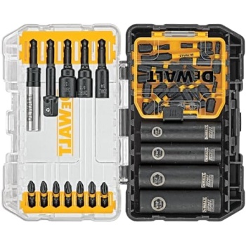 DEWALT Screwdriver Bit Set, Impact Driver Bit Set, FlexTorq, 35-Piece