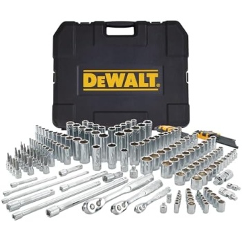 DEWALT 192 Pcs. Mechanics Tool Set, 1/2, 1/4, 3/8 Socket Set, SAE and Metric