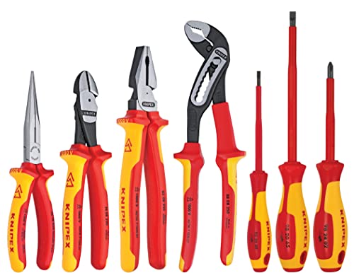 KNIPEX Tools - 9K 98 98 27 US Insulated Tool Set, 7 pc. (9K989827US)