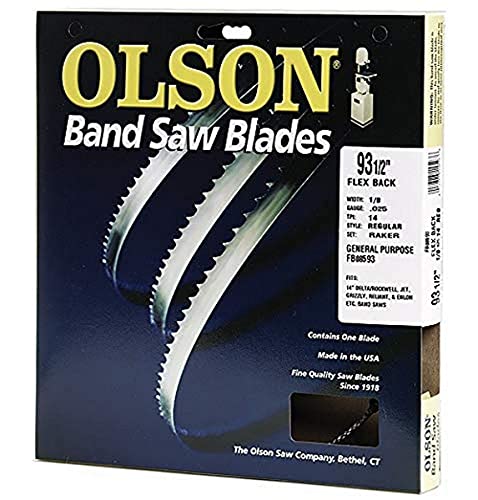 Brand Olson Saw FB08593DB 1/8 by 0.025 by 93-1/2-Inch HEFB Band 14 TPI Regular