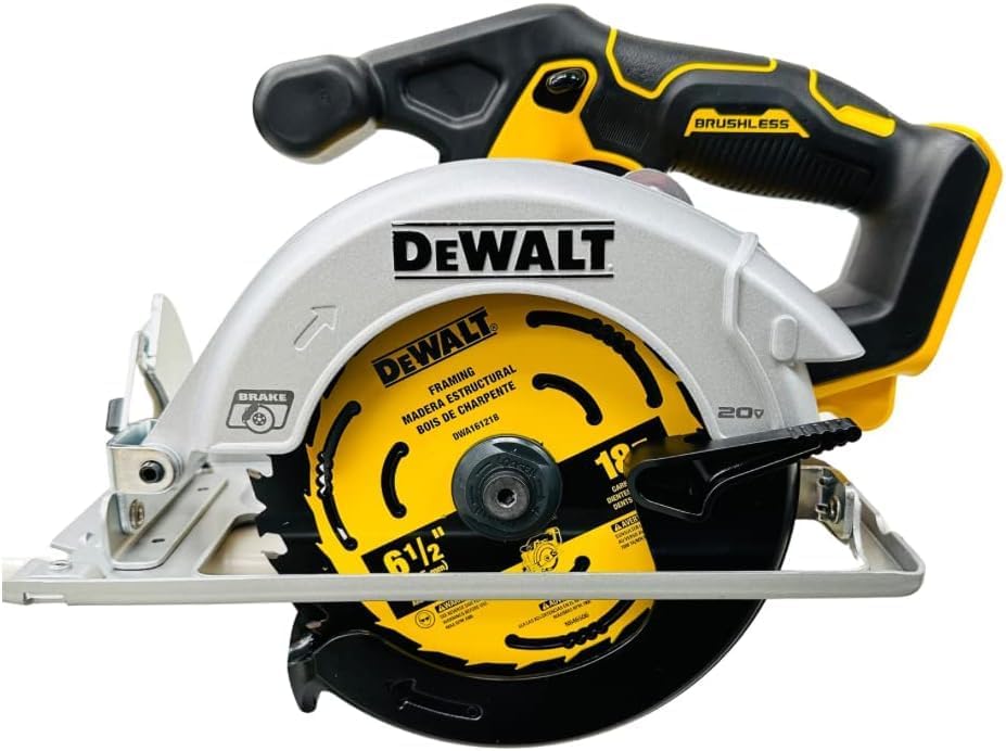 DEWALT DCS566 20V Circular Saw, 20V Cordless Brushless 6.5"" Circular Saw