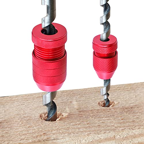 RUITOOL Drill Depth Stop for Drill Bits, Adjustable Drill Stop Applicable Drill