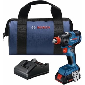 Bosch GDX18V-1800B12 18V Two-In-One 1/4 In. and 1/2 In. Bit/Socket Impact