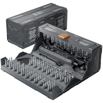 EZARC Electric Screwdriver Set, 181 in 1 Cordless Screwdriver, 3 Torque Settings